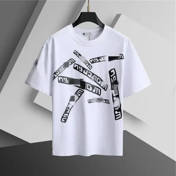 Off-White Industrial Tape Print White T-Shirt - 1