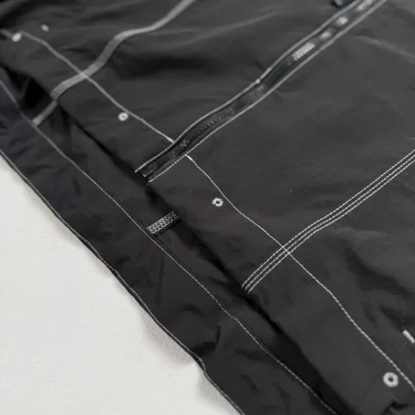 Design Goldwin 0# Windbreaker Jacket Gray Outerwear.windbreaker - 29