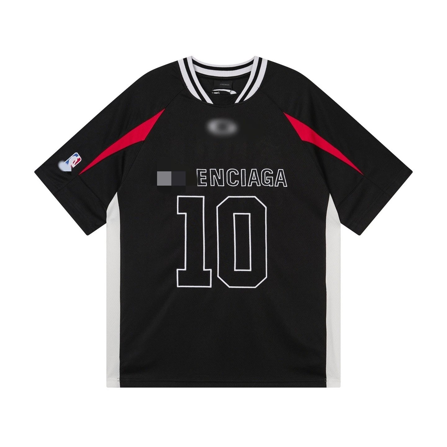 Balenciaga Enciaga 10 Basketball Jersey White / Blue / Black - 6