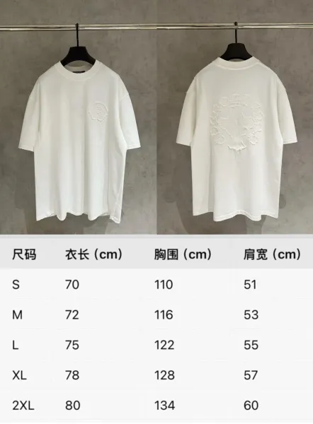 Chrome Hearts Cross Embroidered Distressed Black T-Shirt - 3
