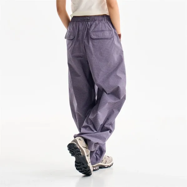 Design Utility Pants Navy with Purple Panel Accents - 18