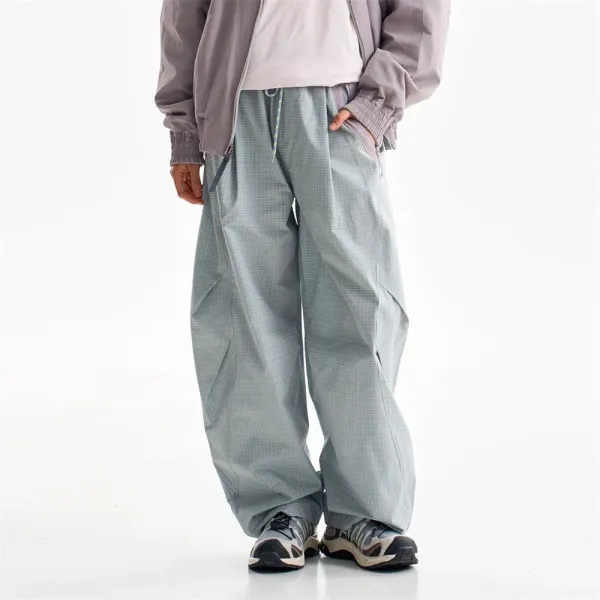Design Utility Pants Navy with Purple Panel Accents - 24