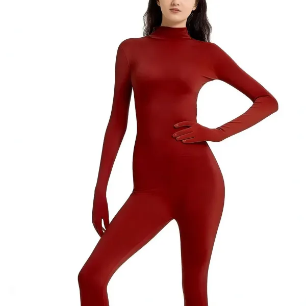 Design Full-Body Zentai Suit Pink Clothing - 6
