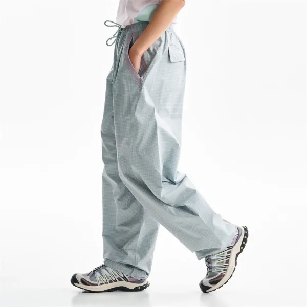 Design Utility Pants Navy with Purple Panel Accents - 26