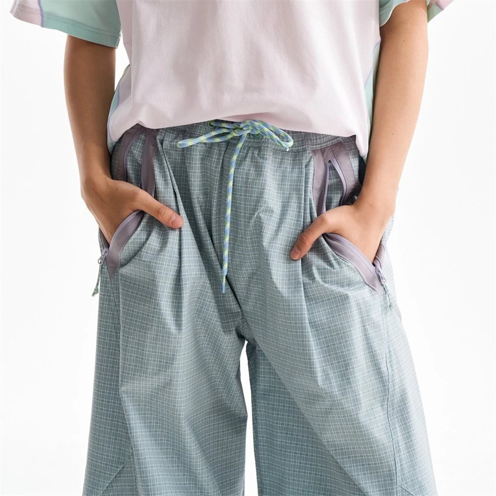 Design Utility Pants Navy with Purple Panel Accents - 29