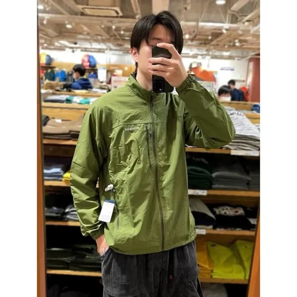 IH NOM UH NIT Windbreaker Jacket Olive Green Outerwear - 17
