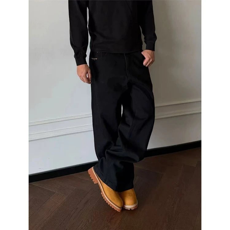 White Cotton Wide Leg Relaxed Fit Trousers