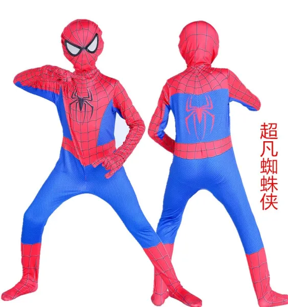 Design Spider-Man Iron Spider Suit Red Full-Body Costume Clothing - 6