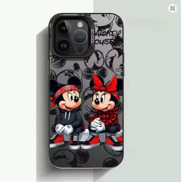 Design Disney Mickey and Minnie Streetwear Graphic Phone Case - 5