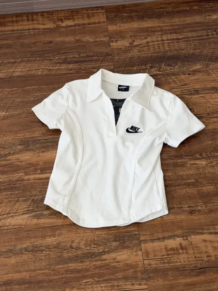 Nike Polo Shirt White Tops Polo - 9