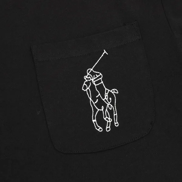 Polo Ralph Lauren Outline Pony Pocket T-Shirt Beige - 19