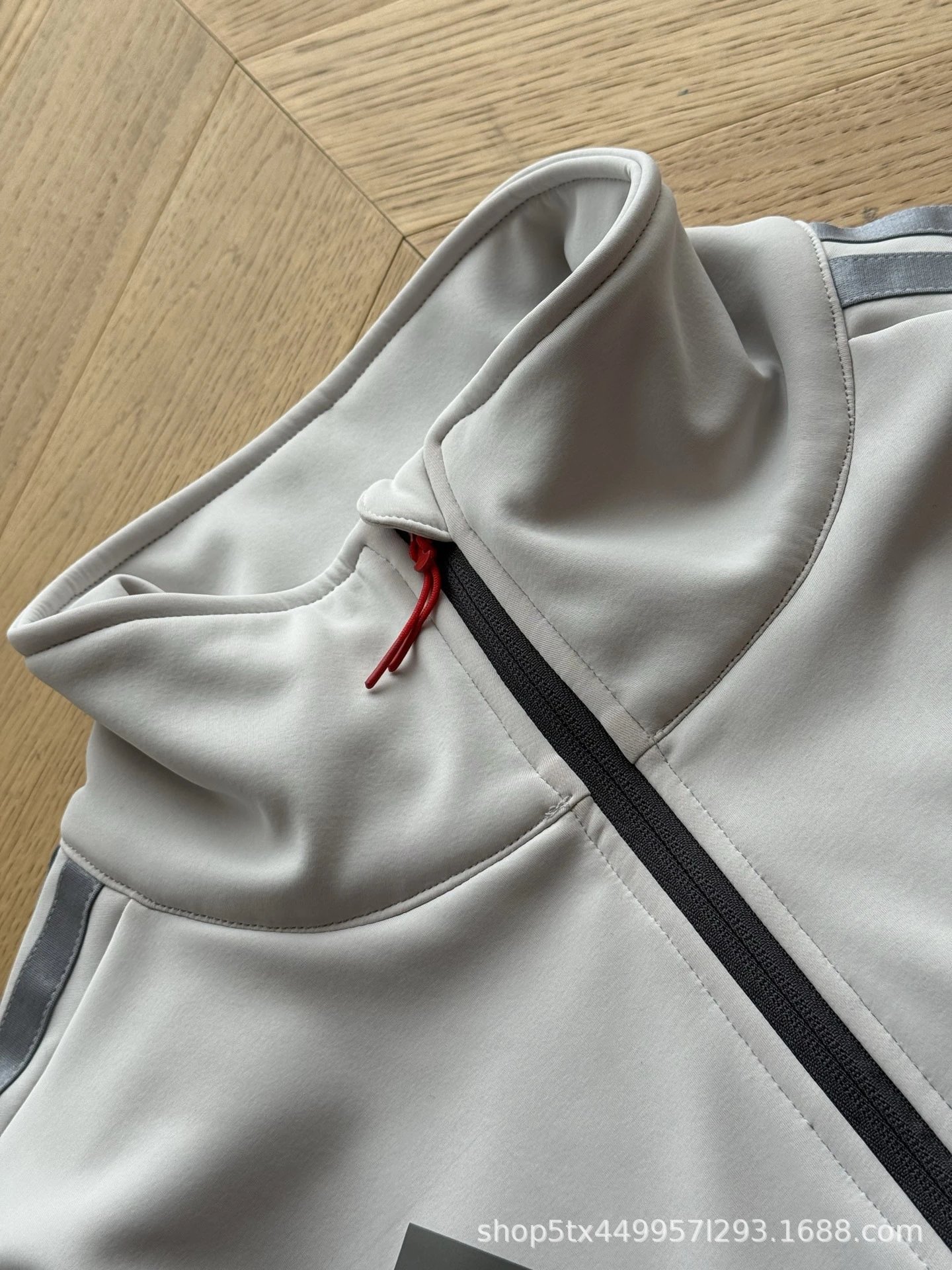 Castore Technical Track Jacket Light Gray Outerwear - 7