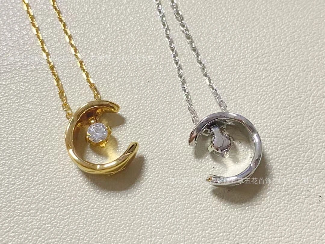 Design Minimalist Cube Pendant Necklace Silver Jewelry - 19