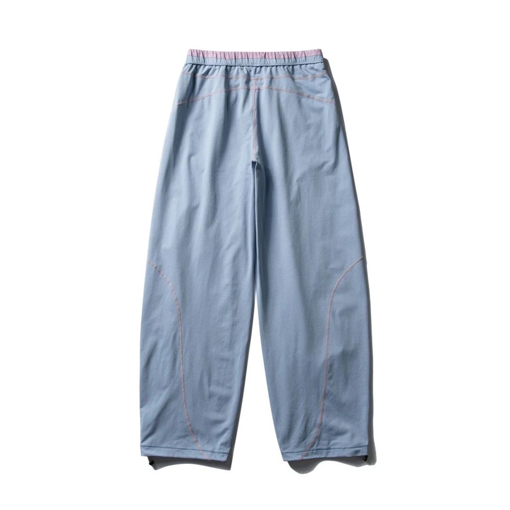 Design Baggy Cargo Pants Purple with Reflective Stitching - 34