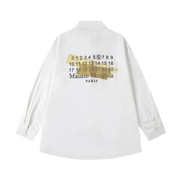 Maison Margiela Numbered Tabi Shirt White Shirt - 1