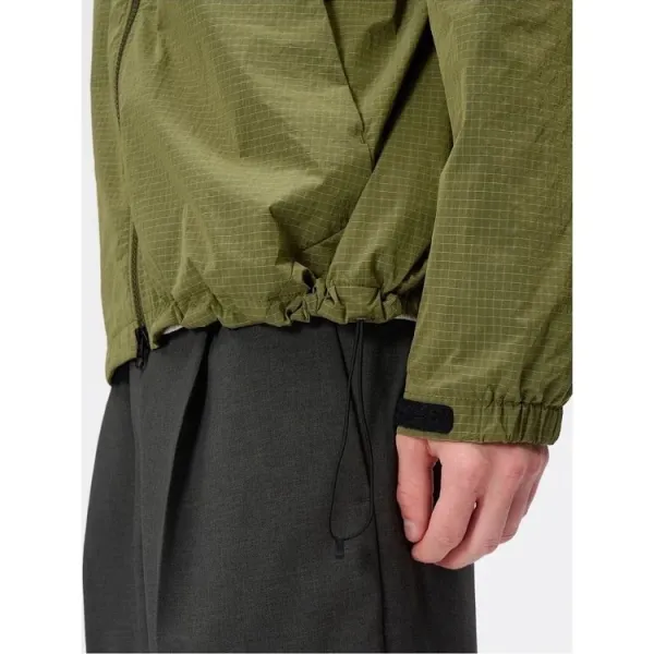 Design Goldwin Grid Tech Windbreaker Gray Jacket Outerwear.windbreaker - 14