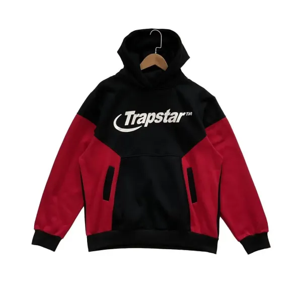 Design Track Jacket Black with Red Arrow Motif Outerwear - 21