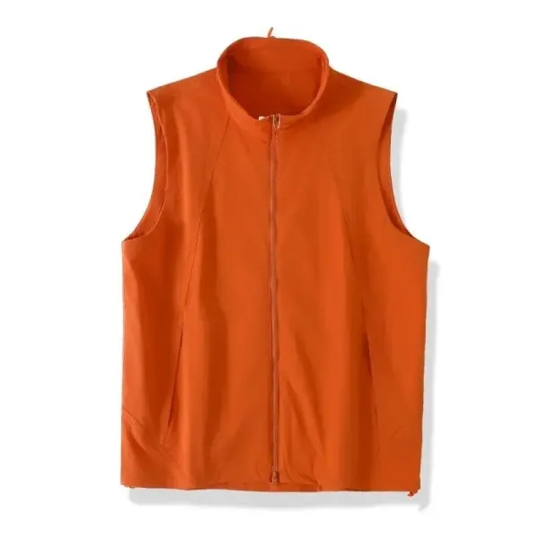 Design Lightweight Technical Vest Olive Green Vest Outerwear.vest - 9