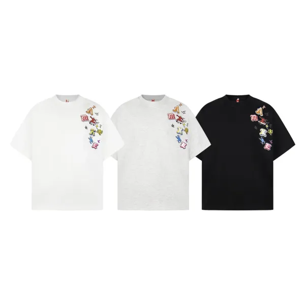 KAWS x Uniqlo Graphic Print Oversized T-Shirt Gray - 2