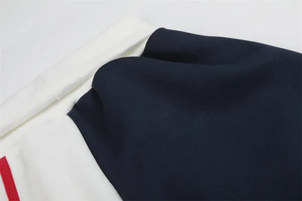 Adidas Originals Star-Striped Split Shorts Navy and White - 13