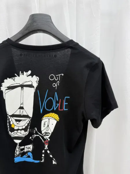 Chrome Hearts V-Neck Tee Black T-Shirt - 14