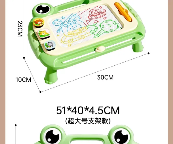 Design Frog-Shaped Magnetic Drawing Board for Kids Pink Electronics - 24