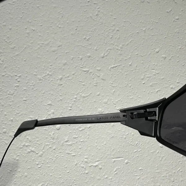 Design Shield-Style Wraparound Sunglasses Black Eyewear - 7