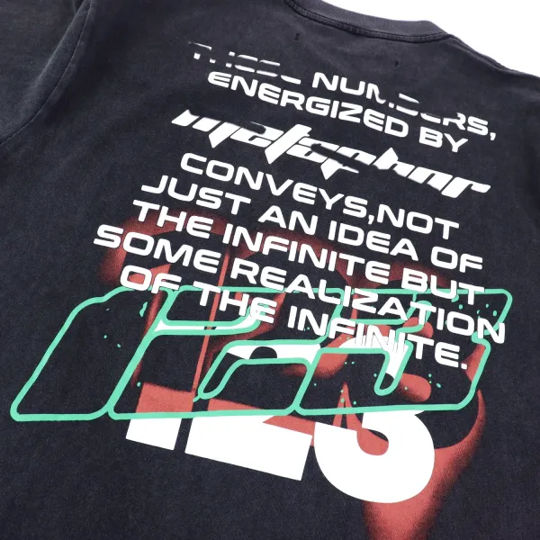 Design Rivington 123 Graphic Print Washed Black T-Shirt T-Shirts - 8