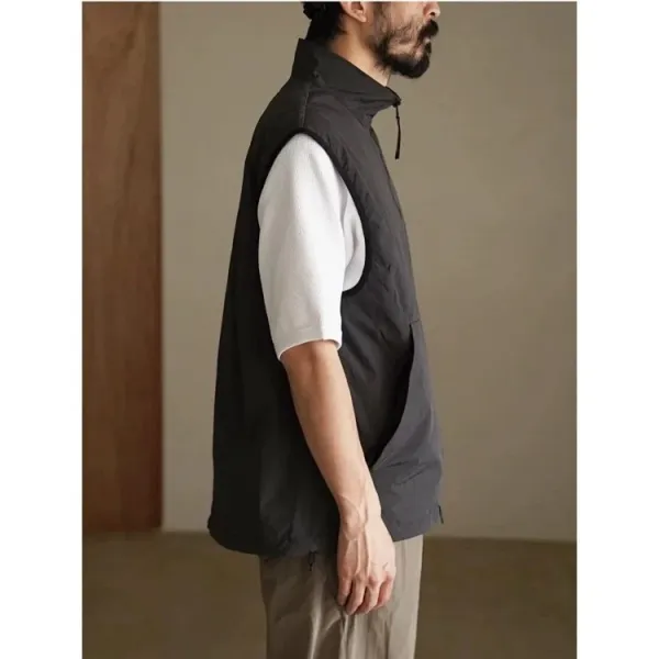Design Goldwin Grid Tech Vest Olive Green Vest Outerwear.vest - 18