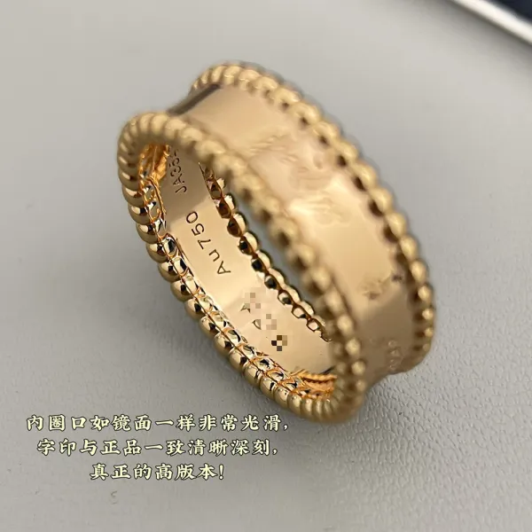 Design Beaded Pavé Band Ring Silver - 8