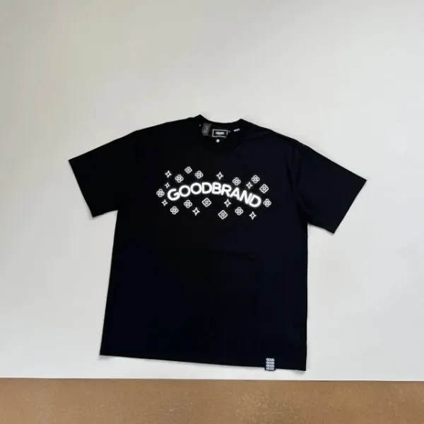 GOOD BRAND Graphic Print Oversized T-Shirt Black - 12