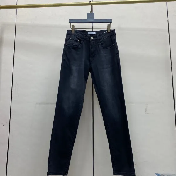 Dior Oblique Print Black Denim Jeans - 3