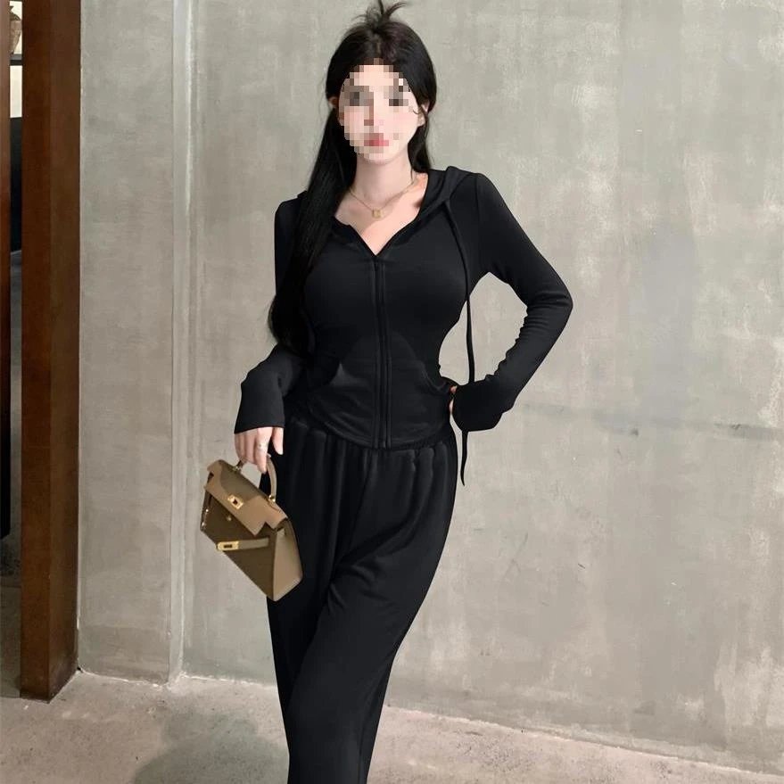 Design Wide-Leg High-Waisted Pants Black - 39