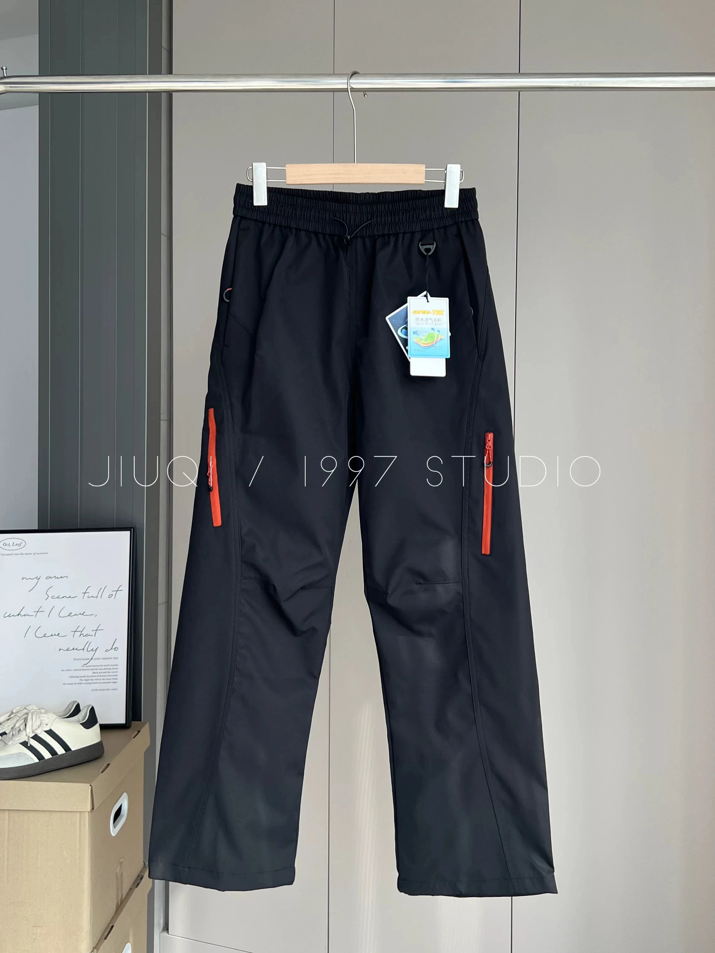 Design Outdoor Wind-Resistant Multi-Pocket Waterproof Straight-Leg Cargo Pants - 7