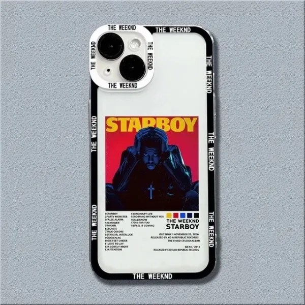 Design The Weeknd Starboy Album Art Phone Case - 3