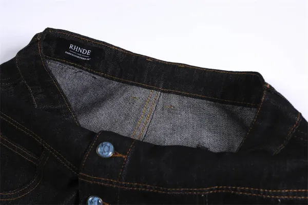 Design Riende Wide-Leg Denim Jeans Black Jeans - 8