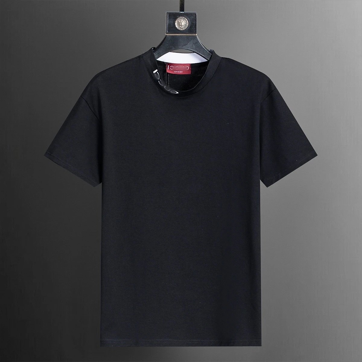 Embroidered Round Neck Short Sleeve T-Shirt photo 8