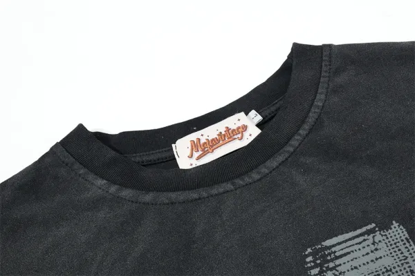 Design Mafaer Graphic Print Oversized T-Shirt Light Blue T-Shirts - 7