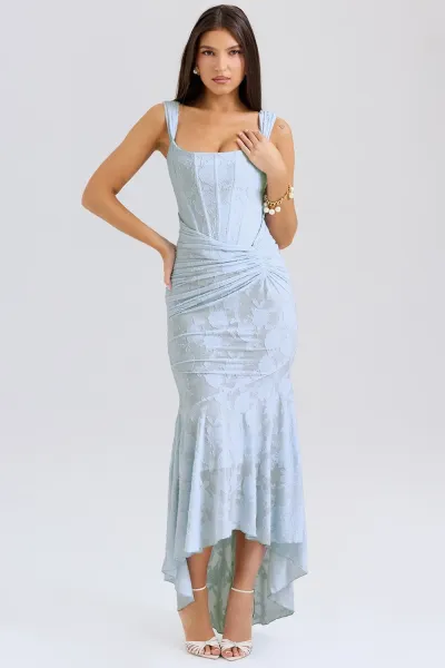 Design Black Lace Mermaid High-Low Dress Dress.formal Dress - 9