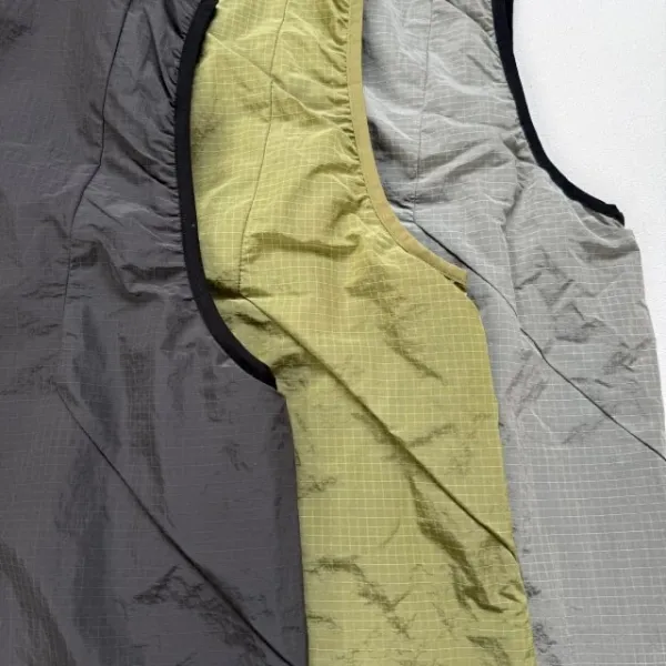 Design Goldwin Grid Tech Vest Olive Green Vest Outerwear.vest - 37