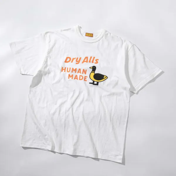 Human Made Dry Alls Duck Graphic T-Shirt White - 1