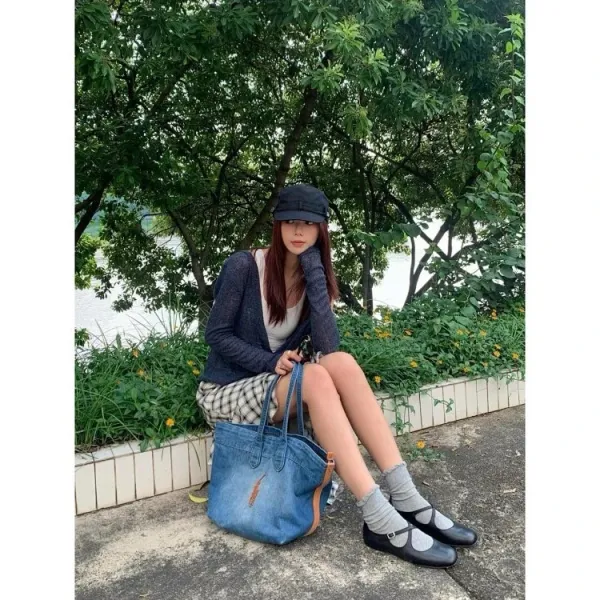 Polo Ralph Lauren Denim Tote Bag Blue - 14
