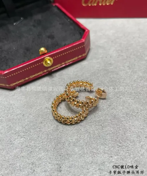 Cartier Clash de Cartier Small Hoop Earrings Gold Jewelry - 1