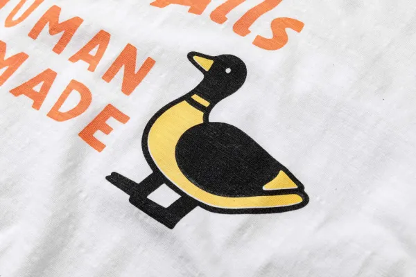 Human Made Dry Alls Duck Graphic T-Shirt White - 10