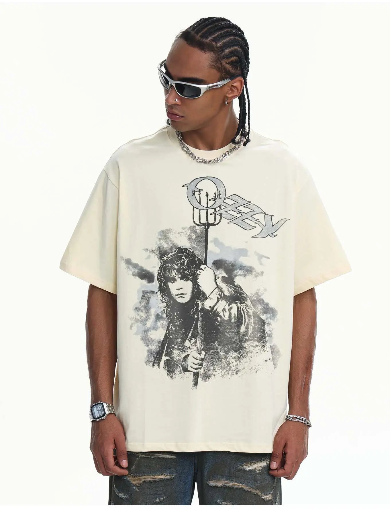 Design Ozzy Osbourne No Rest for the Wicked Tour T-Shirt White T-Shirts - 14