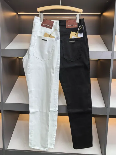 Chrome Hearts White Denim Jeans - 10