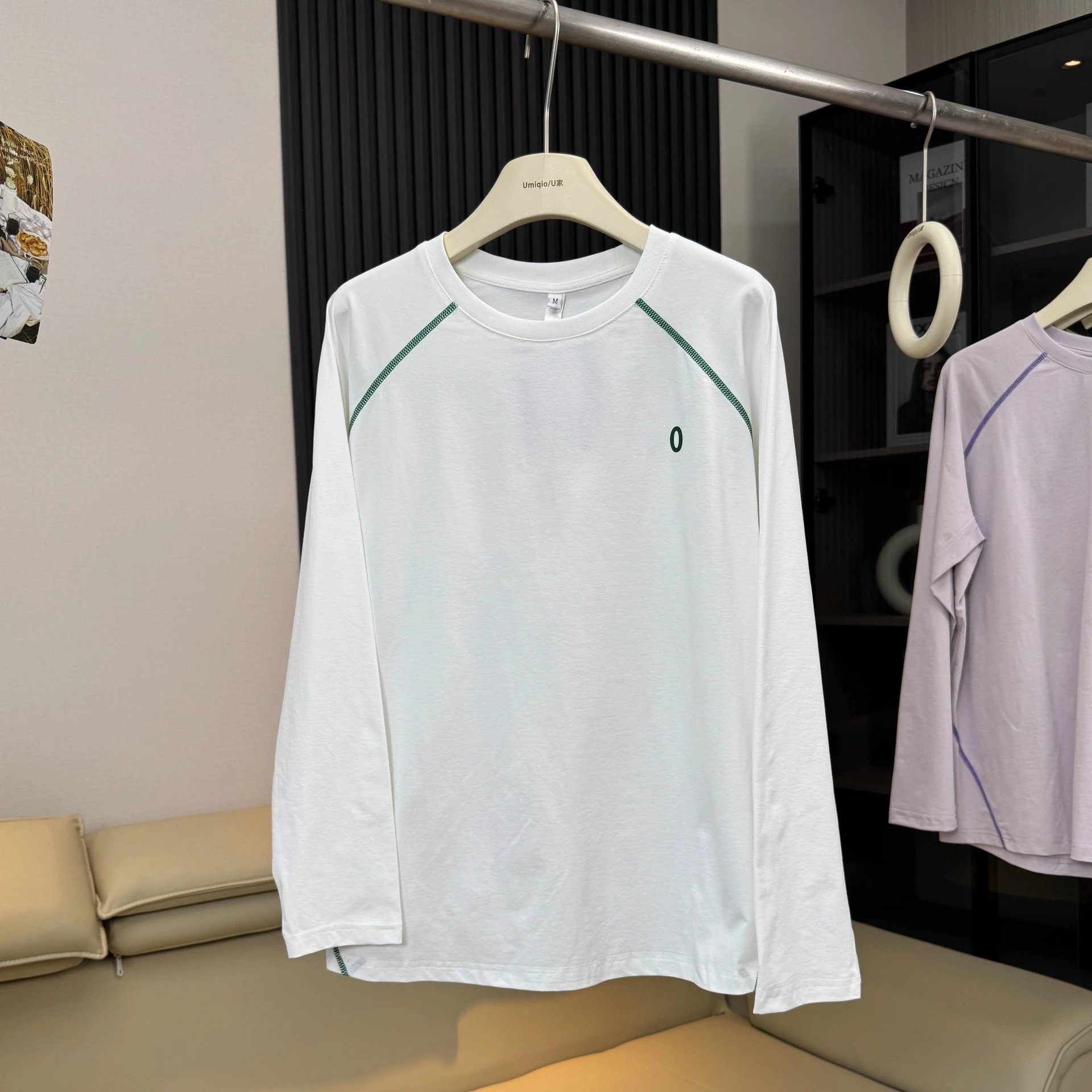 Design Umiqio / U Long Sleeve Base Layer Tee Lime Green Base Layer - 16