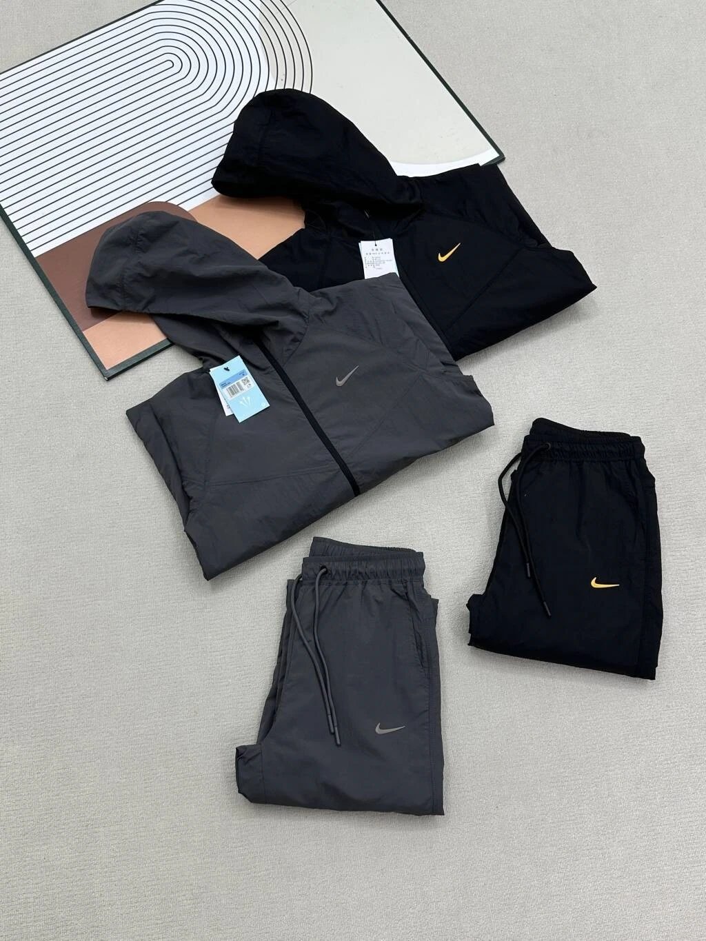 NOCTA x Nike Windrunner Hooded Jacket and Pants Set Black - 2
