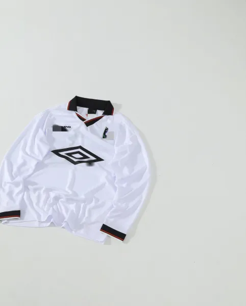 Umbro Diamond Logo Long-Sleeve Football Jersey White - 6