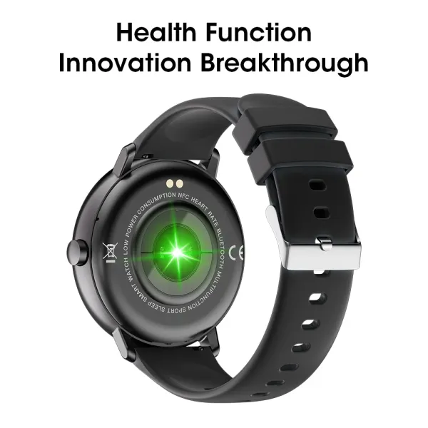 Design Smartwatch Black Fitness Tracker - 33